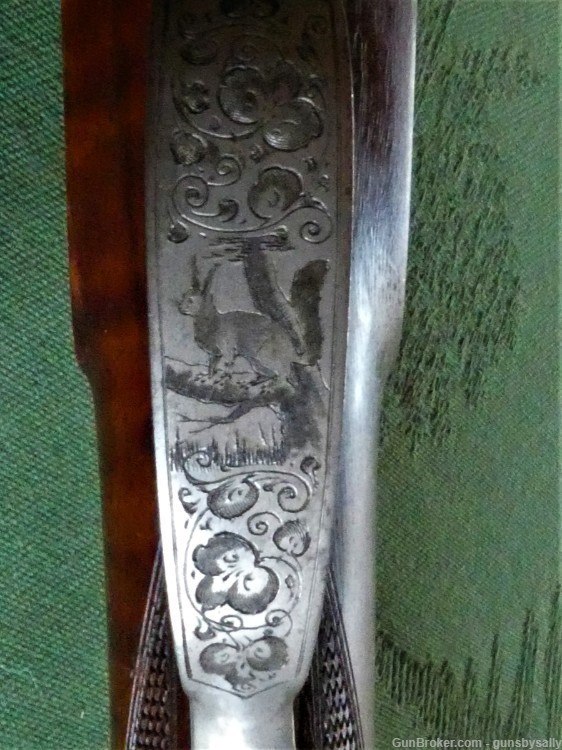 Gorgeous Engraved Ed Kettner Stalking Rifle w/Half Octagonal Fluted Barrel -img-11