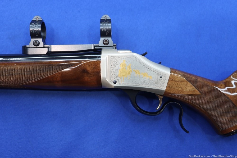 Browning Model B-78 Rifle 300 H&H MAG RMEF Gold Engraved /450 DELUXE B78 -img-20