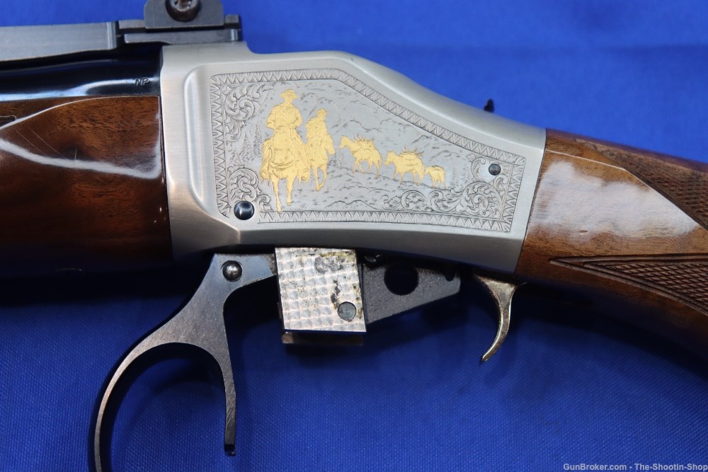 Browning Model B-78 Rifle 300 H&H MAG RMEF Gold Engraved /450 DELUXE B78 -img-66