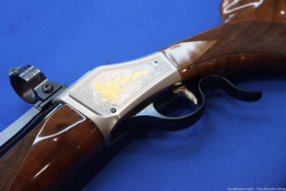 Browning Model B-78 Rifle 300 H&H MAG RMEF Gold Engraved /450 DELUXE B78 -img-33