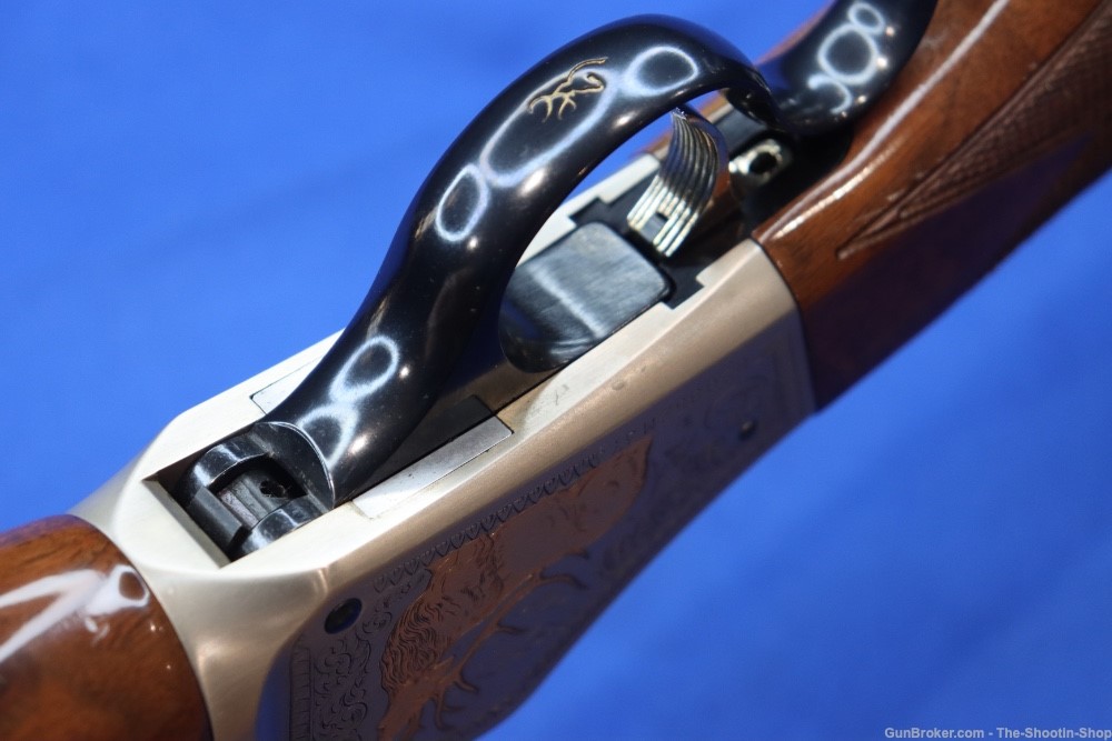 Browning Model B-78 Rifle 300 H&H MAG RMEF Gold Engraved /450 DELUXE B78 -img-69