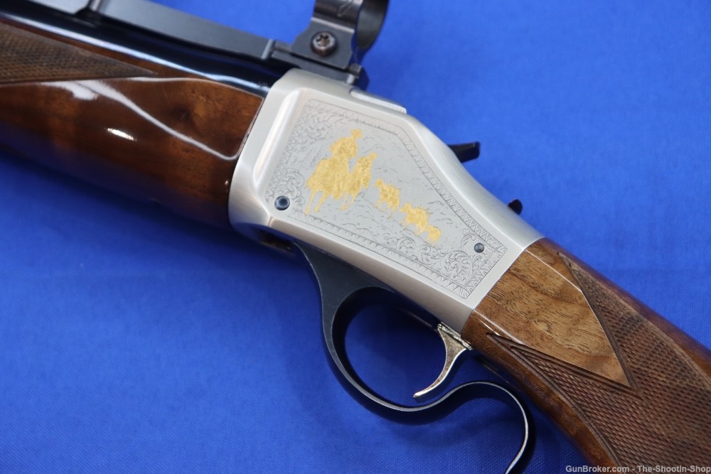 Browning Model B-78 Rifle 300 H&H MAG RMEF Gold Engraved /450 DELUXE B78 -img-15