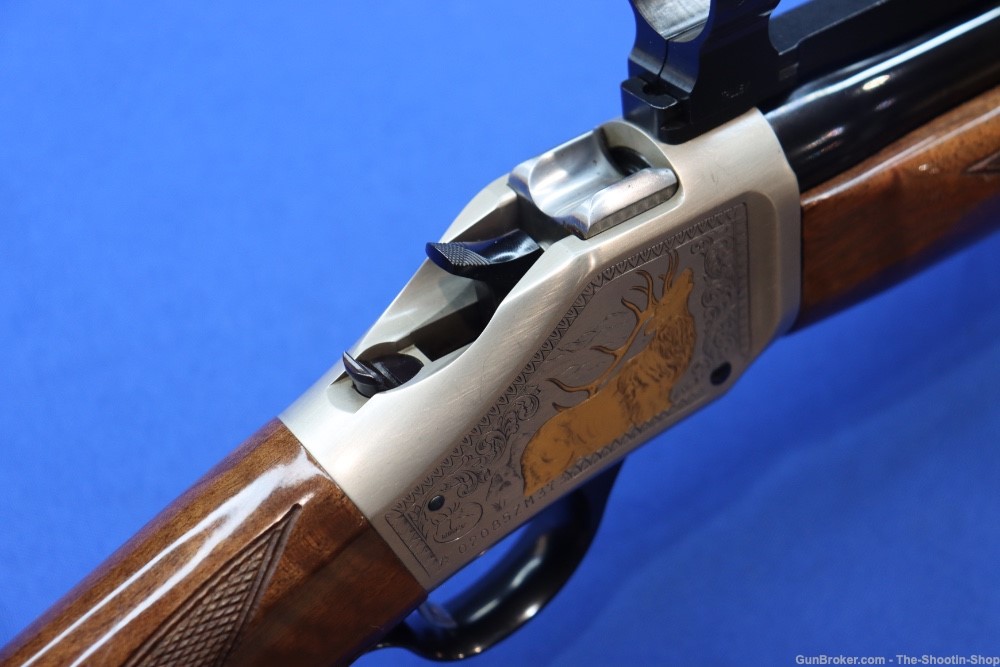 Browning Model B-78 Rifle 300 H&H MAG RMEF Gold Engraved /450 DELUXE B78 -img-41