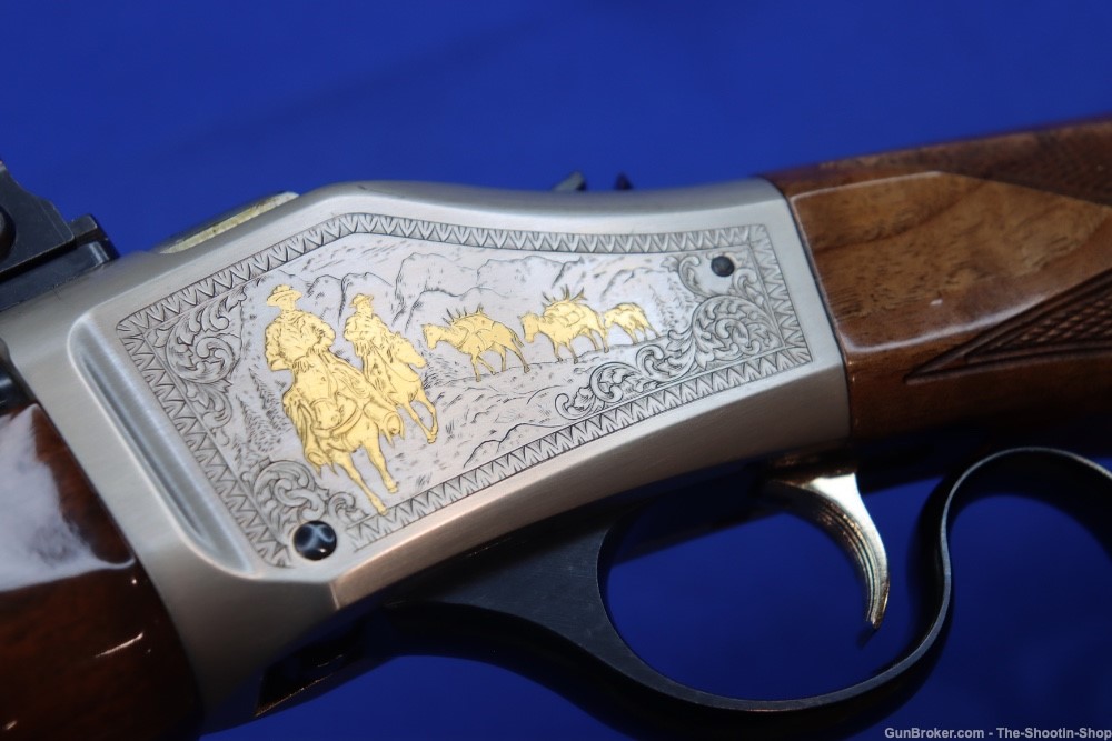 Browning Model B-78 Rifle 300 H&H MAG RMEF Gold Engraved /450 DELUXE B78 -img-71