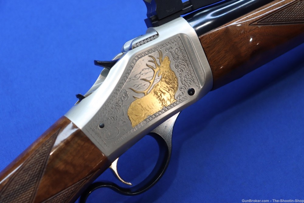 Browning Model B-78 Rifle 300 H&H MAG RMEF Gold Engraved /450 DELUXE B78 -img-40
