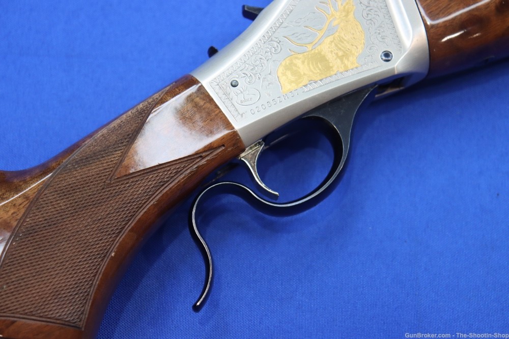 Browning Model B-78 Rifle 300 H&H MAG RMEF Gold Engraved /450 DELUXE B78 -img-4