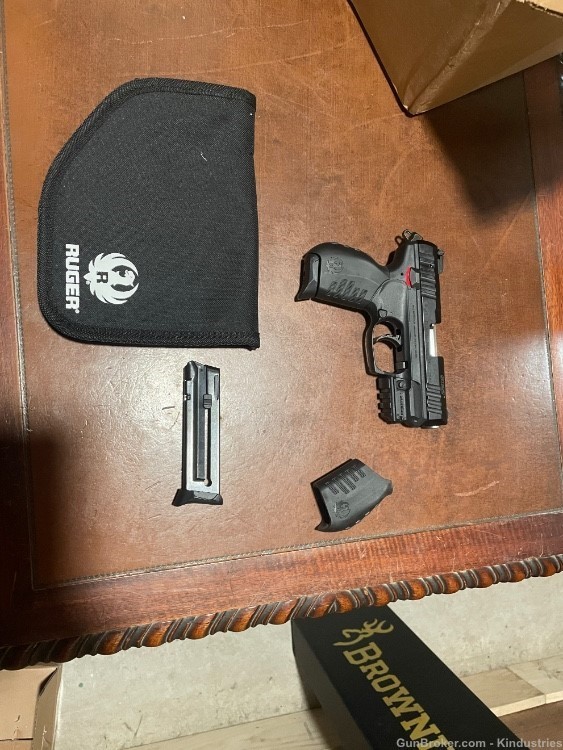 Ruger SR22, two 10rd mags, carrying case, lasermax laser-img-2