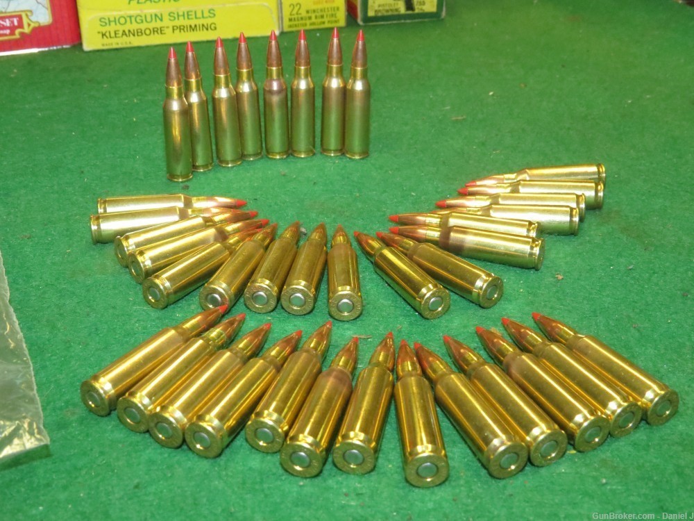 (38) Rounds .221 Remington Fireball ammo 40 Gr. V-Max-img-7