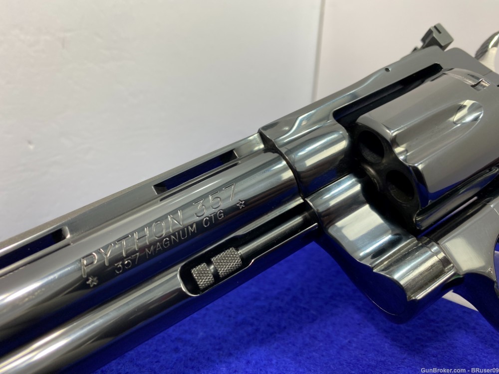 1985 Vintage Colt Python .357mag Blue -PHENOMENAL SNAKE- Jaw Dropping Colt-img-12