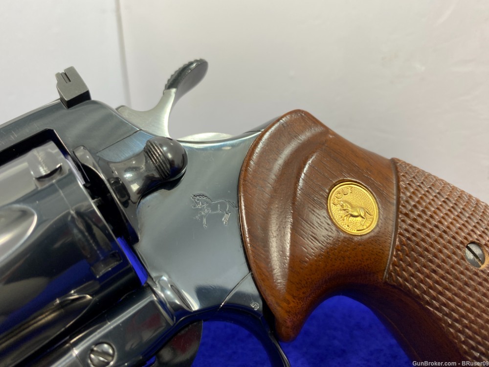 1985 Vintage Colt Python .357mag Blue -PHENOMENAL SNAKE- Jaw Dropping Colt-img-4