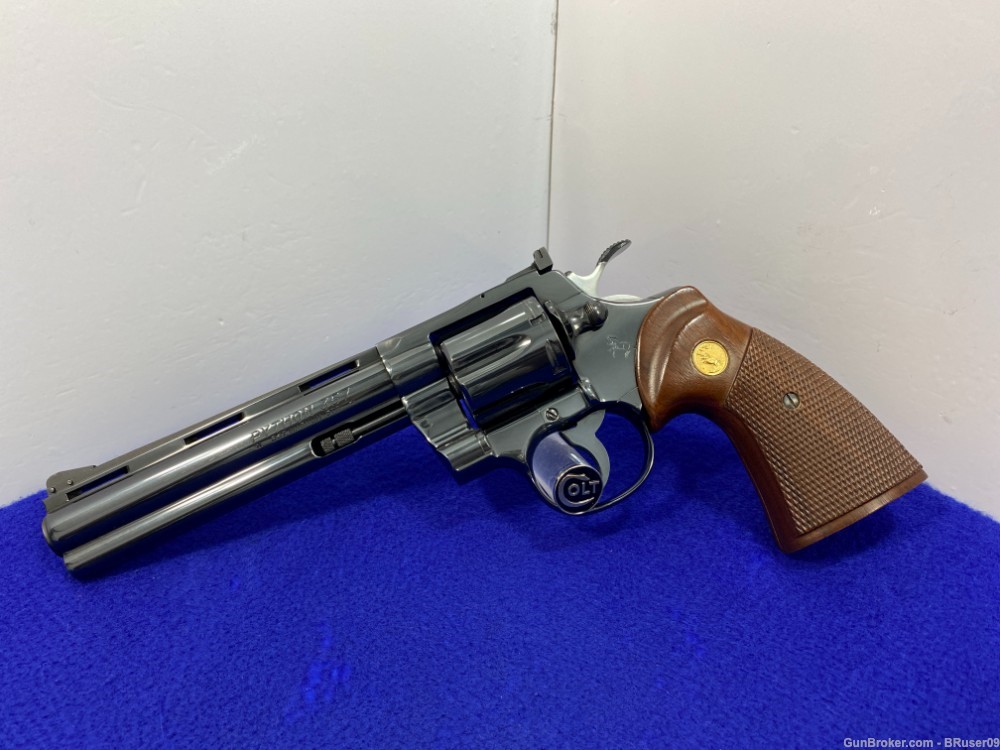 1985 Vintage Colt Python .357mag Blue -PHENOMENAL SNAKE- Jaw Dropping Colt-img-0