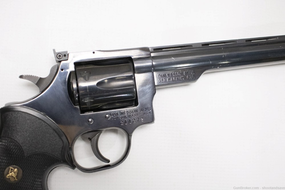Dan Wesson .357 Magnum Revolver with 8” Barrel and Pachmayr Grips-img-2