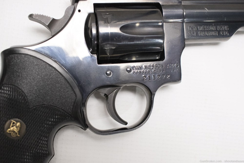 Dan Wesson .357 Magnum Revolver with 8” Barrel and Pachmayr Grips-img-3