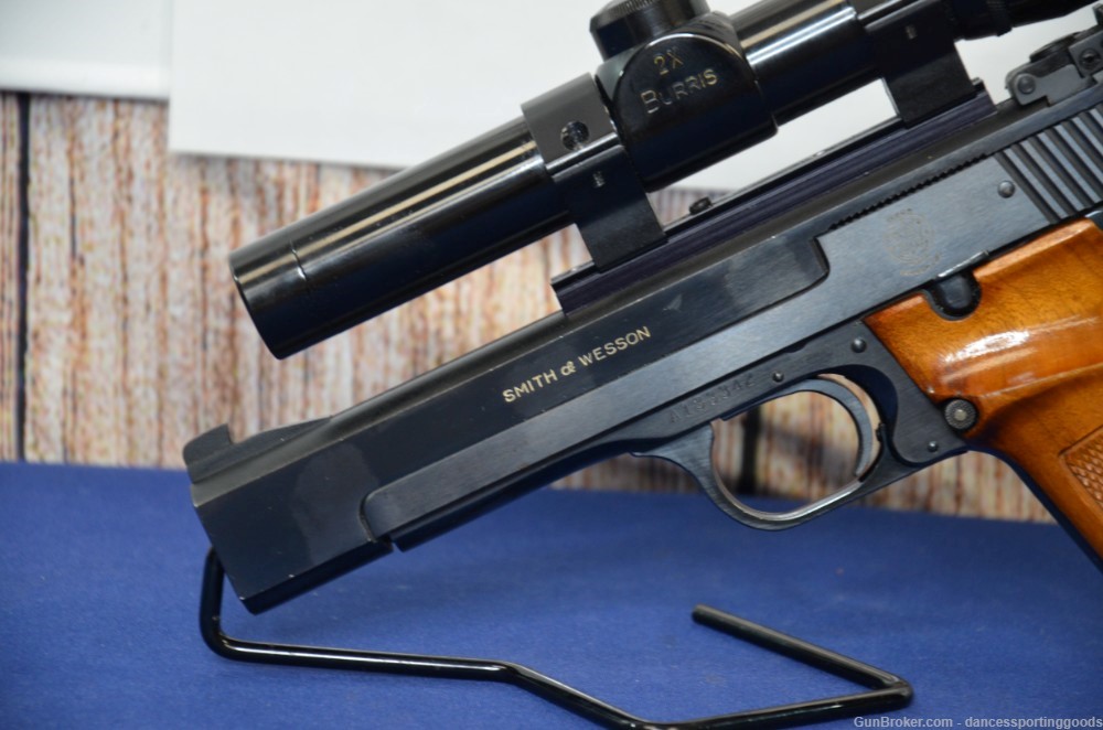 Smith & Wesson 41 22 LR 5.5" BBL 10 RND Mag Burris 2X Scope - FAST SHIP-img-3