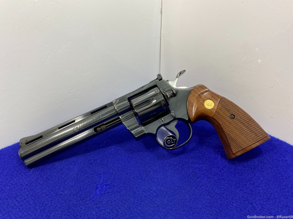 Vintage Colt Python .357 Mag Blue 6" -FAMOUS SNAKE SERIES- Iconic Colt-img-4