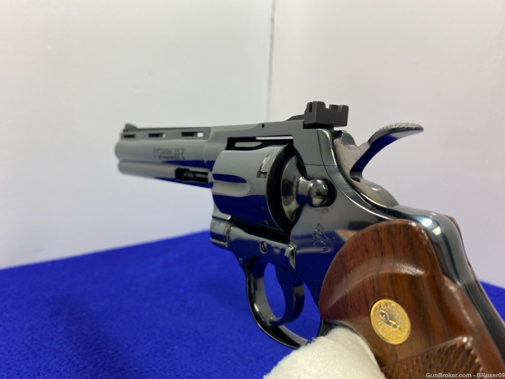 Vintage Colt Python .357 Mag Blue 6" -FAMOUS SNAKE SERIES- Iconic Colt-img-43