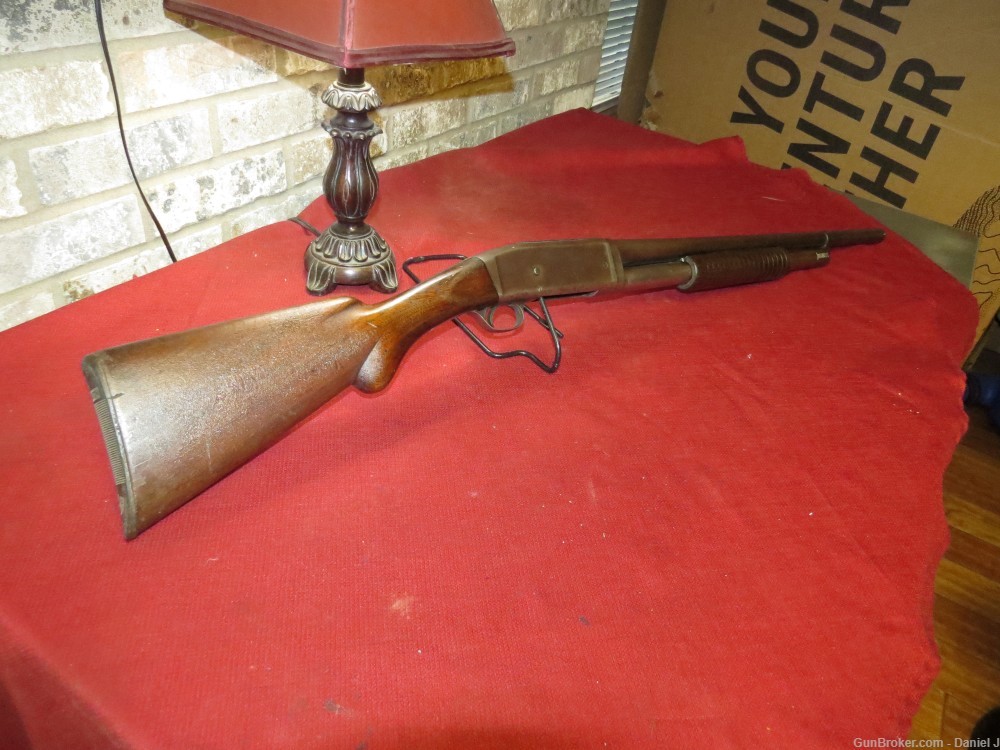 Vintage Remington Model 10 Shotgun, 12 Gauge, Pump, Nice Project Gun-img-1