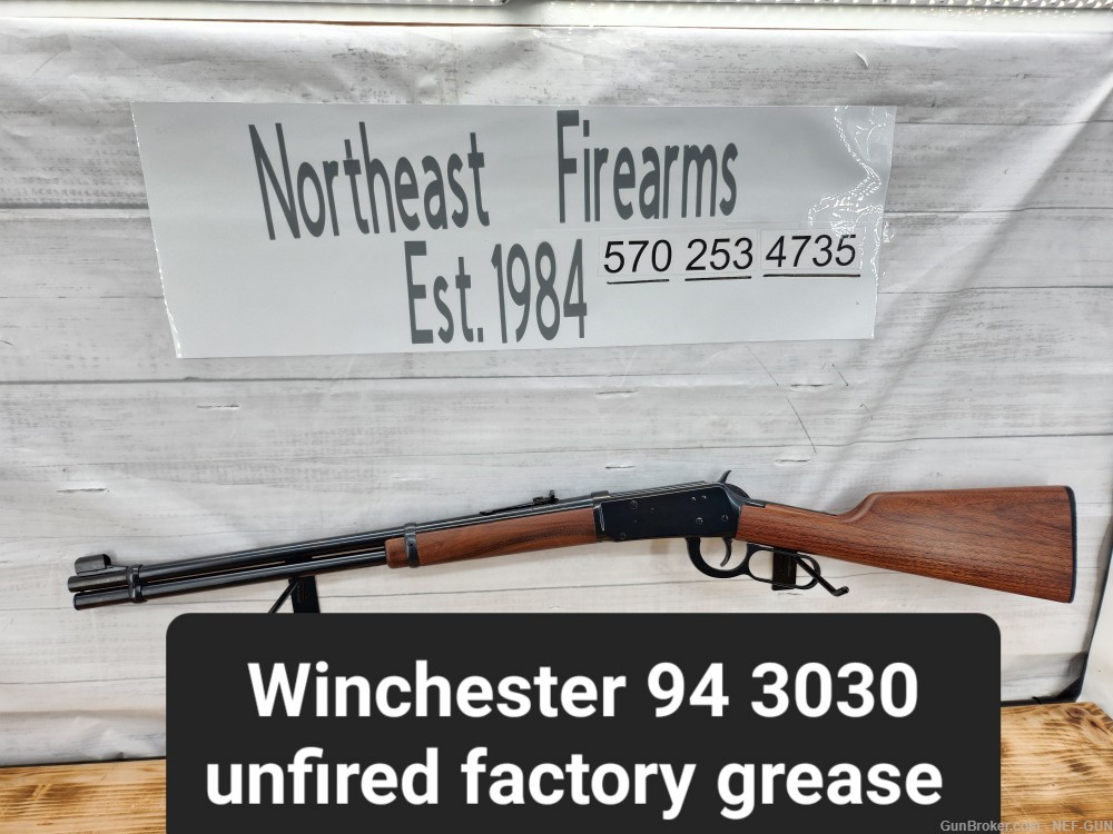 unfired 1978 winchester 94 30-30 factory grease 20"-img-0