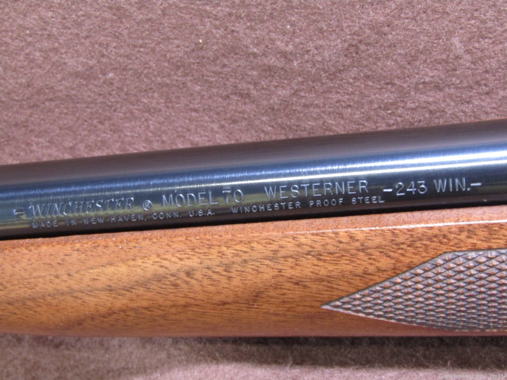 Winchester Model 70 243 Win Bolt Action Rifle Made in 1981-img-18