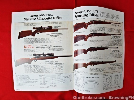 Orig Savage Catalog 1981 Stevens Mod 72 89 125-img-5