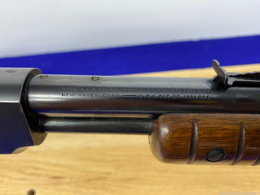 1937 Winchester 61 .22LR Blue 24" *VINTAGE SLIDE ACTION RIMFIRE RIFLE*-img-12