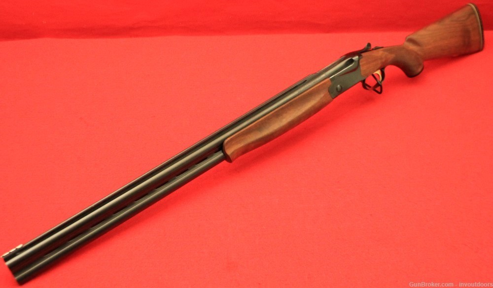 SKB 5600 O/U 12 ga 28" vent rib barrels fixed skeet and skeet chokes.-img-4