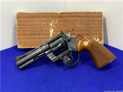 Colt Python .357 Mag Blue 4" *ABSOLUTELY TIMELESS SNAKE SERIES REVOLVER*