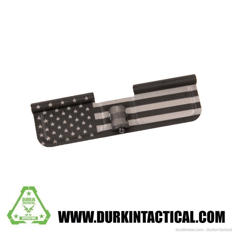 Laser Engraved Ejection Port Dust Cover – USA Flag Straight-img-0