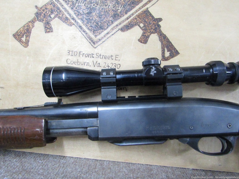 Remington 760 Gamemaster .35 Remington Pump Action Rifle 22"-img-11
