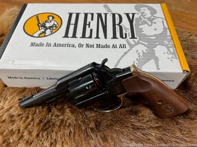 NEW Henry Big Boy Revolver 357mag  With Gunfighter Grip & 4" Barrel -img-0