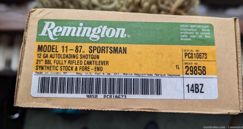 Remington 11-87 Sportsman 12ga. 21 Inch Fully Rifled Cantilever Barrel-img-6