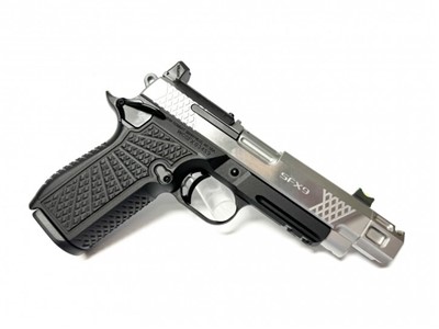 SFX9 Comp OR  9x19mm, Compact, 4" Barrel w/ Compensator, Two Tone