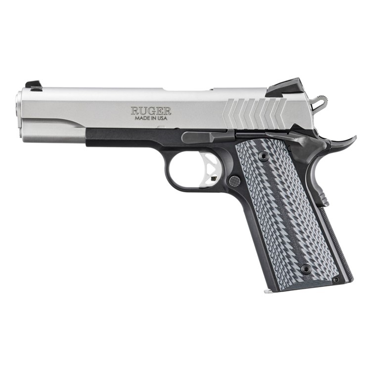 RUGER SR1911 Full Size 9mm Luger 5in Stainless Steel 1+9rd Pistol (6794)-img-2