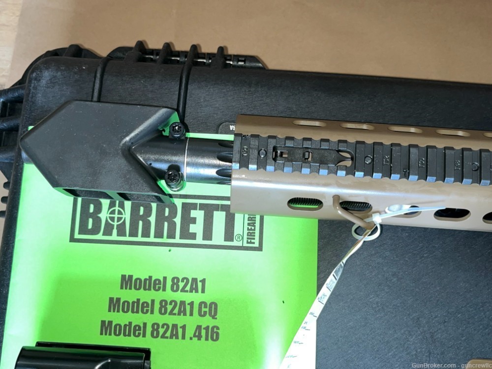 Barrett 14030 M-82A1 M82A1 82 A1 FDE 50Cal 50 BMG 50BMG 20" Fluted Layaway-img-27