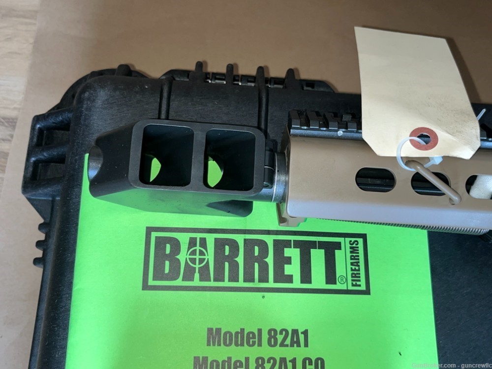 Barrett 14030 M-82A1 M82A1 82 A1 FDE 50Cal 50 BMG 50BMG 20" Fluted Layaway-img-21