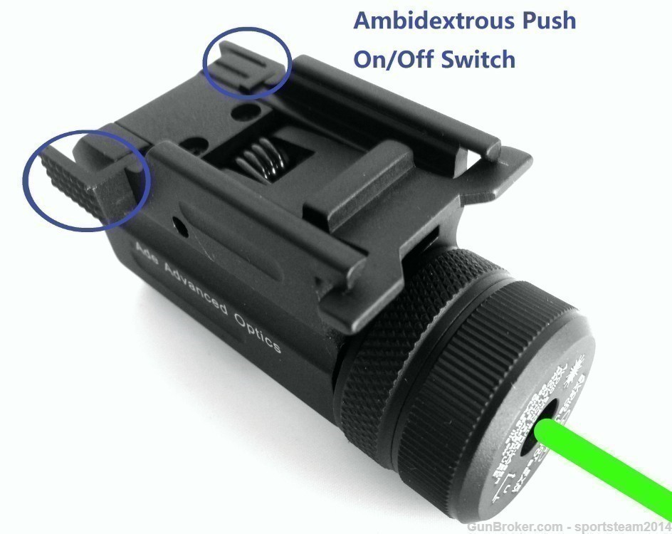 LS008G-A ADE Green Pistol Rifle Laser Sight For Ruger SR9-img-9