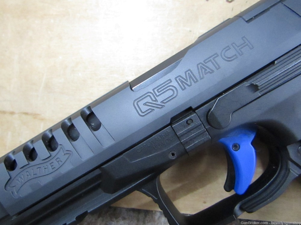 Walther PPQ Q5 Match 9mm Semi Auto Pistol Optic Ready  5" Barrel -img-6
