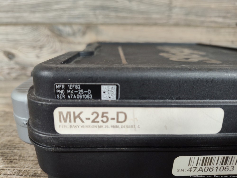 Sig Sauer P226 MK-25-D 9mm 4.4" Barrel w/ Two 15 Rnd Mags & Original Case!-img-36