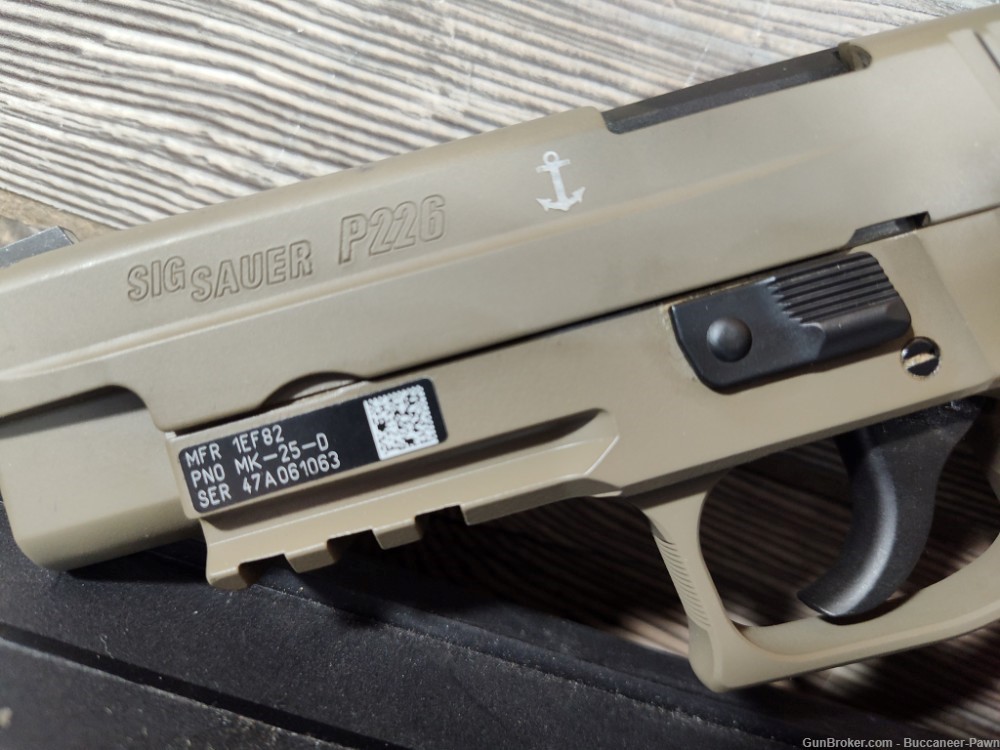 Sig Sauer P226 MK-25-D 9mm 4.4" Barrel w/ Two 15 Rnd Mags & Original Case!-img-4