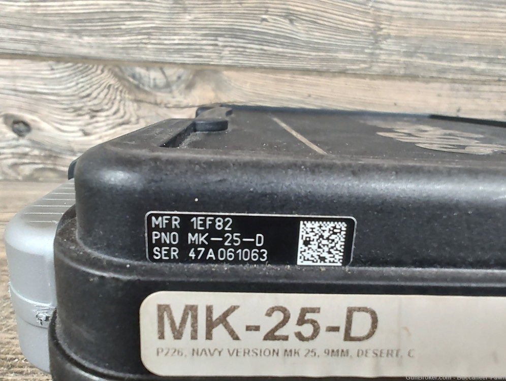 Sig Sauer P226 MK-25-D 9mm 4.4" Barrel w/ Two 15 Rnd Mags & Original Case!-img-37