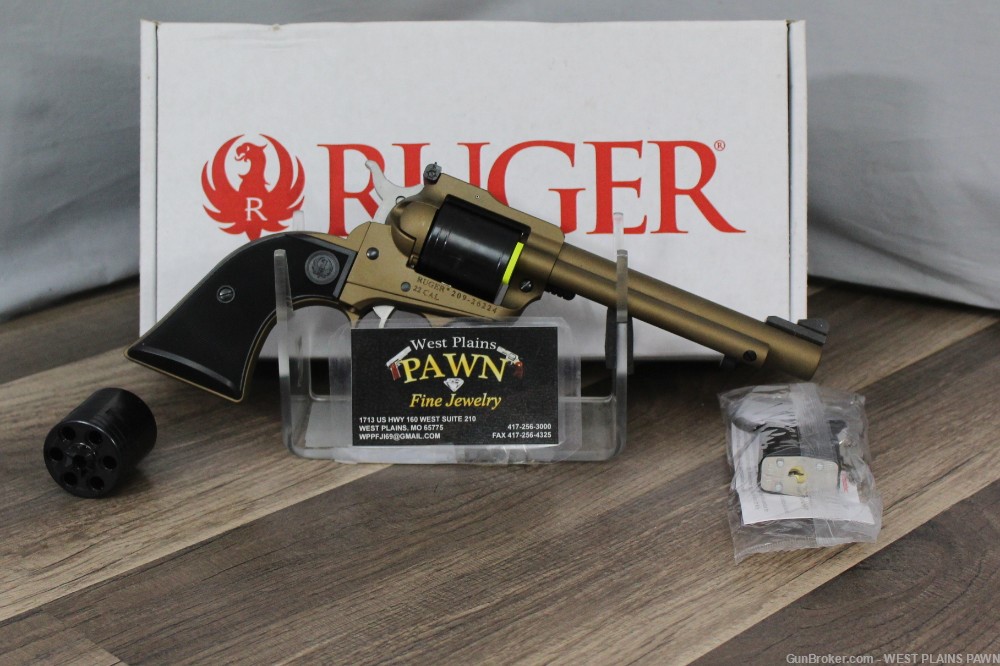 NIB RUGER SUPER WRANGLER REVOLVING PISTOL, .22 LR/.22 MAG, 5.5" BRL, 6 RND-img-1