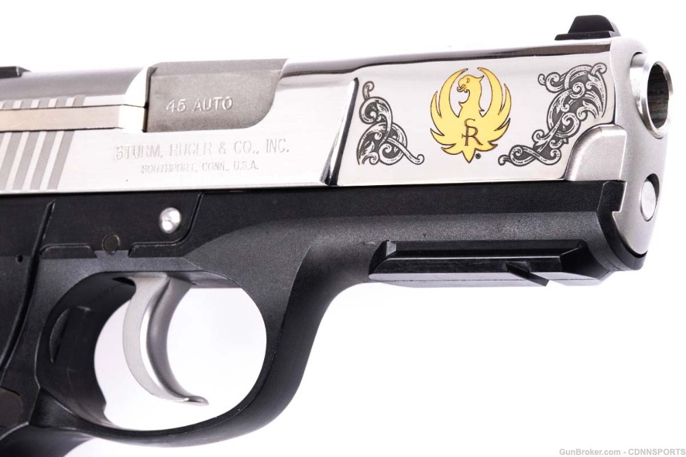 Ruger TALO Engraved Prototype Stainless KP345 .45ACP NEW with Signed COA-img-8
