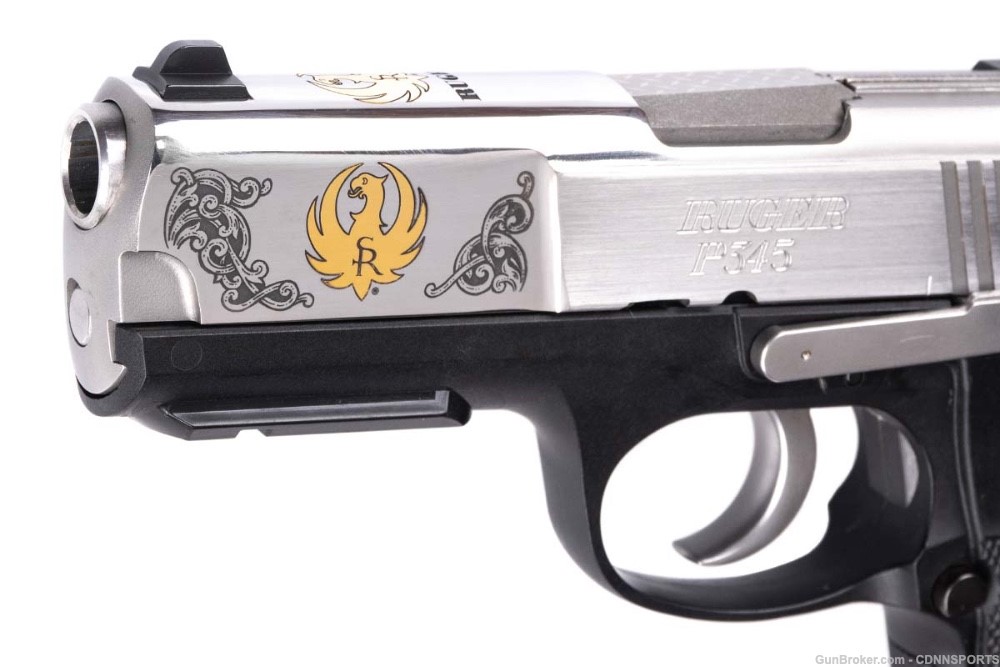 Ruger TALO Engraved Prototype Stainless KP345 .45ACP NEW with Signed COA-img-9