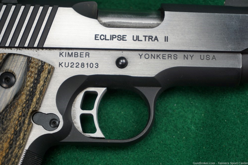 Kimber Eclipse Ultra II 1911 Officer's 45 45acp 3" No Reserve 1¢ Start-img-17