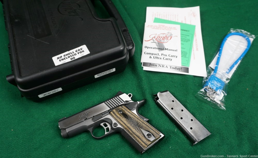 Kimber Eclipse Ultra II 1911 Officer's 45 45acp 3" No Reserve 1¢ Start-img-0