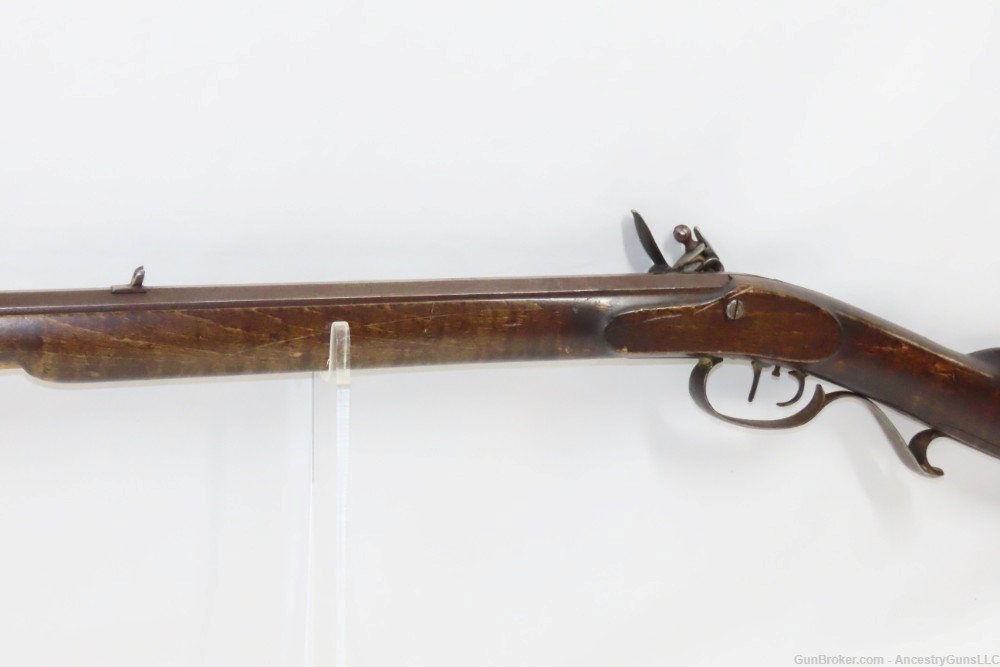 POOR BOY Full-Stock .36 FLINTLOCK Long Rifle Signed “R.O.” Contemporary-img-16