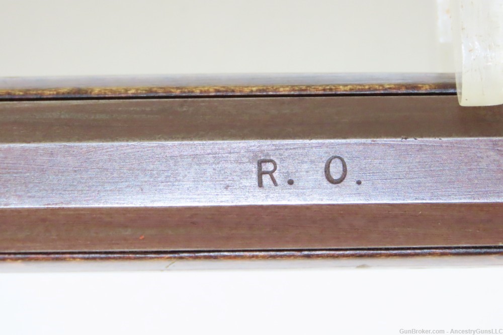 POOR BOY Full-Stock .36 FLINTLOCK Long Rifle Signed “R.O.” Contemporary-img-10