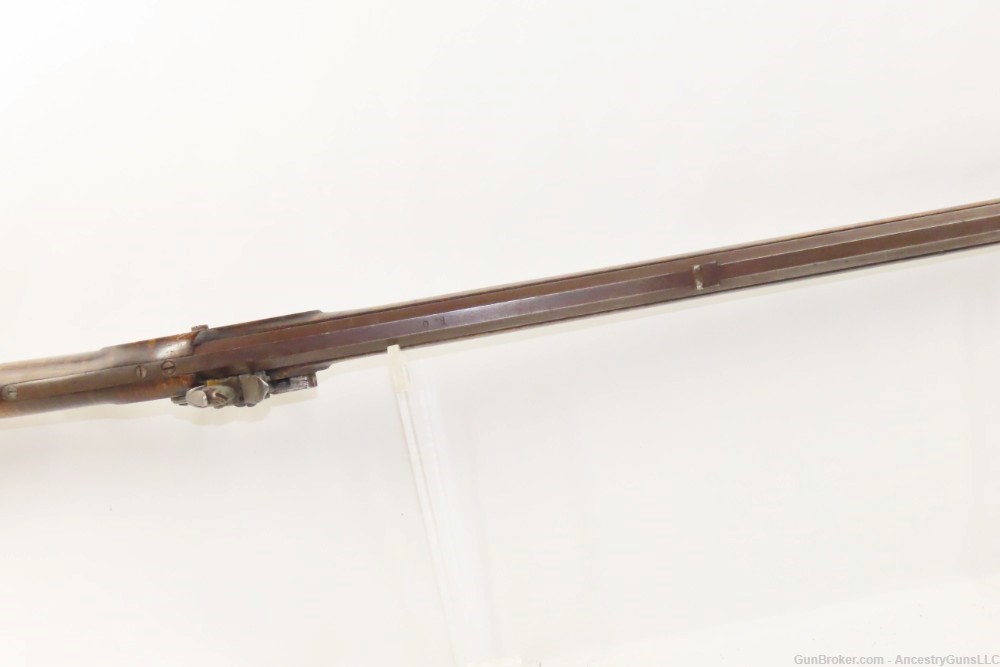 POOR BOY Full-Stock .36 FLINTLOCK Long Rifle Signed “R.O.” Contemporary-img-12