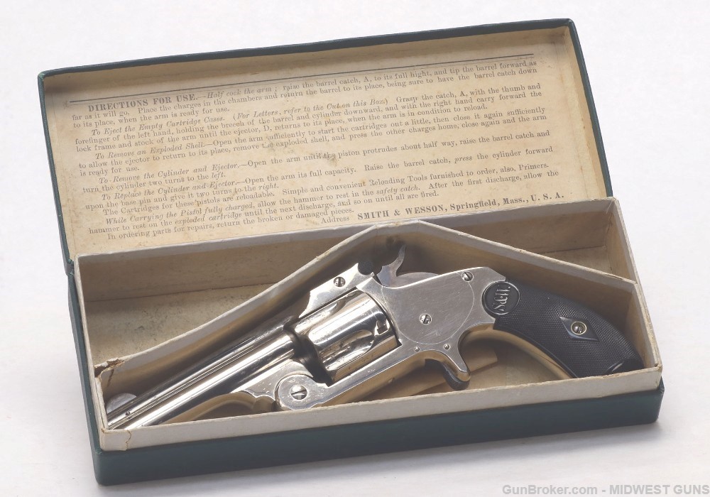 Smith & Wesson 38 Single Action 2nd Model IN THE BOX  Antique-img-16