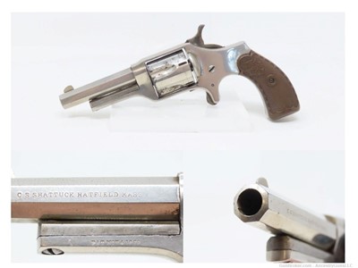 Antique C.S. SHATTUCK .32 Rimfire “SWING OUT” CYLINDER Revolver   WILD WEST